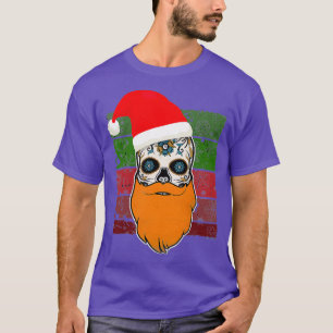 Camiseta Dia das Papais noeis de Natal do Caveira Morta