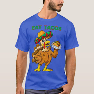 Camiseta Dia de Ação de Graças A Turquia Comeu Tacos Eng