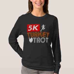 Camiseta Dia de Ação de Graças à Turquia Trot Fall