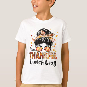 Camiseta Dia de Ação de Graças da Senhora Um Graças Mensage