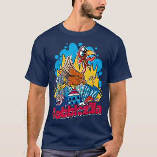 Camiseta Dia de Ação de Graças da Turquia Gobblezilla 2
