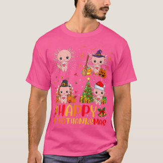 Camiseta Dia de Ação de Graças de Halloween Aolotl HalloGra