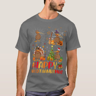 Camiseta Dia de Ação de Graças de Halloween Kiwi Halloth