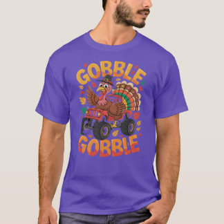 Camiseta Dia de Ação de Graças de Outono Meninos Crianças P