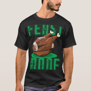 Camiseta Dia de Ação de Graças de Peru no Modo banquete par