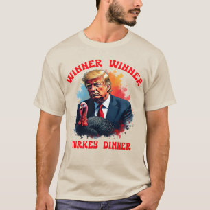 Camiseta Dia de Ação de Graças de Trump - Vencedor Vencedor