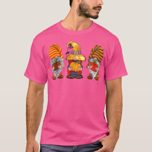 Camiseta Dia de Ação de Graças dos Gnomos Caem no outono