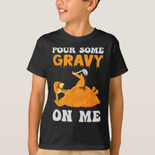 Camiseta Dia de Ação de Graças Gobble Coquette Laço Peru Tu