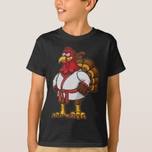 Camiseta Dia de Ação de Graças Mma Kickboxing Judo Karate G