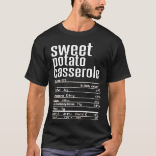 Camiseta Dia de Ação de Graças Natal Batata Doce Cerole Nut