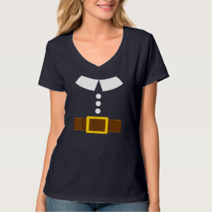Camiseta Dia de Ação de Graças Peregrino Figurume na Turqui