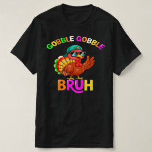 Camiseta Dia de Ação de Graças Peru Grito Meninos Meninas C