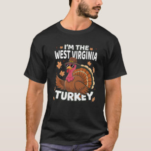 Camiseta Dia de Ação de Graças Sou a Família Turca de West