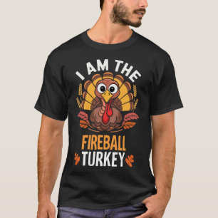 Camiseta Dia de Ação de Graças, sou o fugitivo da Turquia.