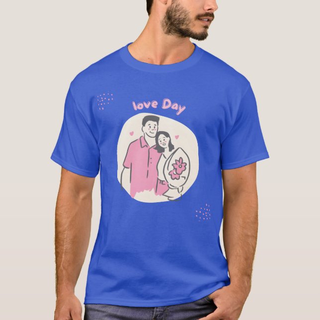 Camiseta dia de amor família (Frente)