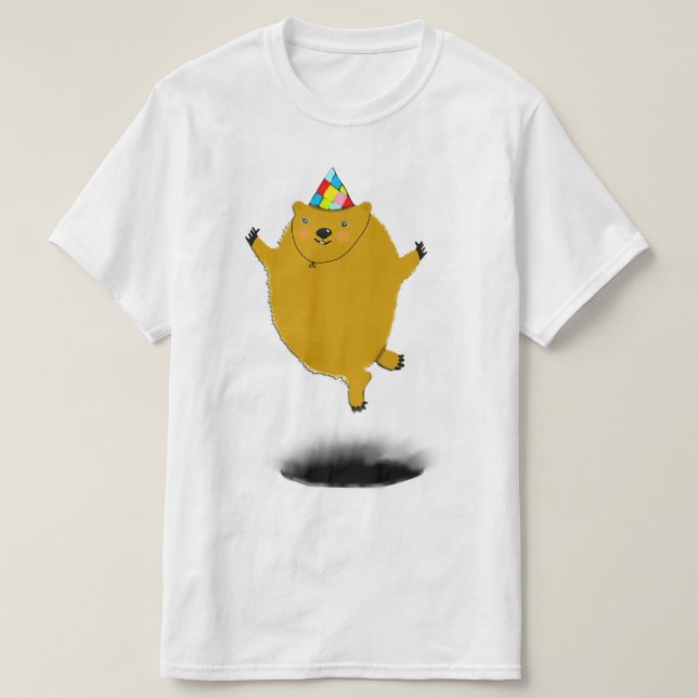 Camiseta Dia de aniversário do Groundhog (Frente do Design)