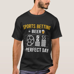 Camiseta Dia de Apostas Esportivas da Cerveja