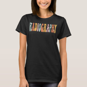 Camiseta Dia De Apreciação Da Radiografia De Groovy Vintage