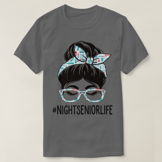 Camiseta Dia de Apreciação da Semana do Mais velho da Noite (Frente do Design)