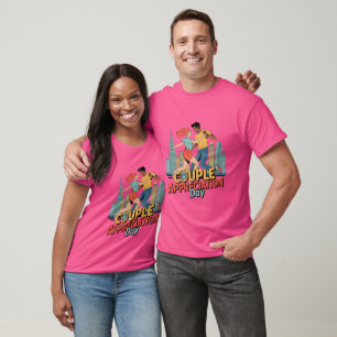 Camiseta Dia de Apreciação do casal