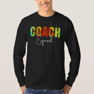 Camiseta Dia de Apreciação do Coach Squad Tie Dye Olá De Vo