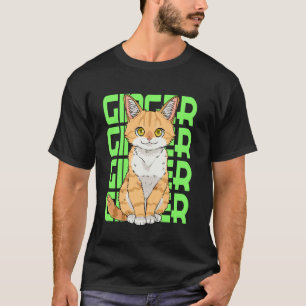 Camiseta Dia de Apreciação do Gato Laranja Gatinho Malhado