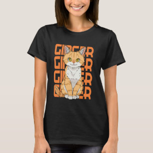 Camiseta Dia de Apreciação do Gato Laranja Gato Ginger Sept