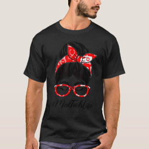 Camiseta Dia De Apreciação Do Med Tech Women Messy Bun Para