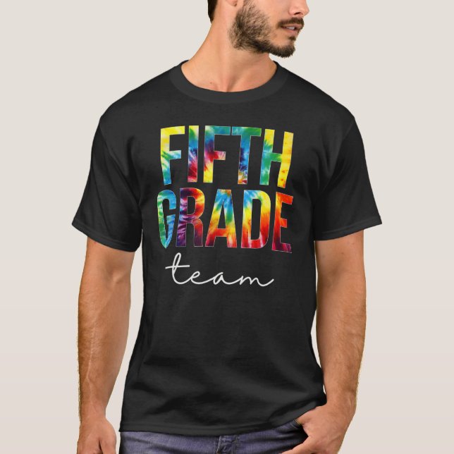 Camiseta Dia de Apreciação do Time do 5º ano até (Frente)