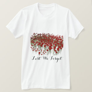 Camiseta Dia de armistício a fim de que não nós esqueçamos