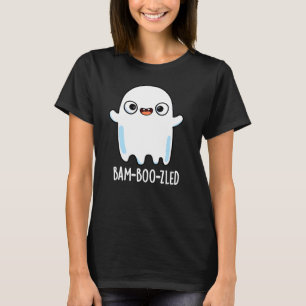 Camiseta Dia de as Bruxas engraçado Bam-boo-zled Ghost Pun