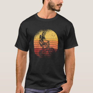 Camiseta Dia de as Bruxas engraçado Bmx Skeleton Bicycle Fr