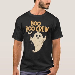 Camiseta Dia de as Bruxas engraçado Boo Boo Crew Enfermeira