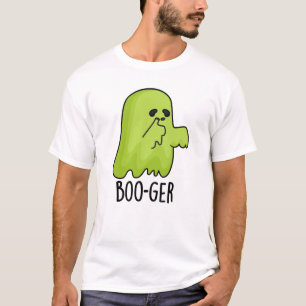 Camiseta Dia de as Bruxas engraçado Boo-ger Booger Ghost Pu