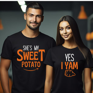 Camiseta Dia de as Bruxas engraçado casal correspondente a 