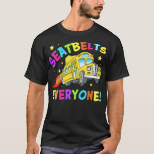Camiseta Dia de as Bruxas engraçado Cintos De Segurança A T