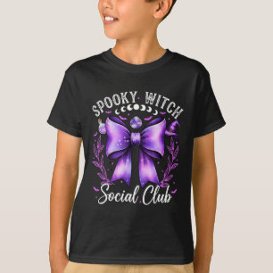 Camiseta Dia de as Bruxas engraçado Coquette do Clube Socia