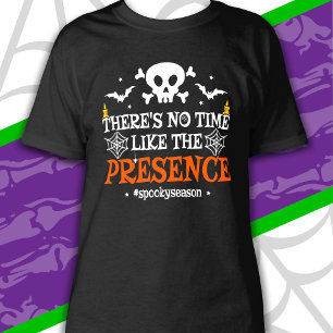 Camiseta Dia de as Bruxas engraçado Crossbones do crânio do