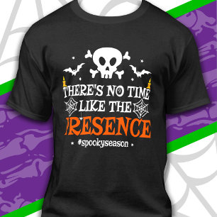 Camiseta Dia de as Bruxas engraçado Crossbones do crânio do