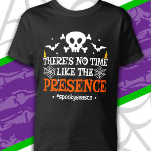 Camiseta Dia de as Bruxas engraçado Crossbones do crânio do