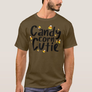 Camiseta Dia de as Bruxas engraçado Cutie Candy Corn
