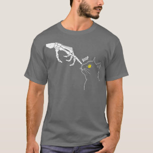 Camiseta Dia de as Bruxas engraçado de Boop de Mão do Skele