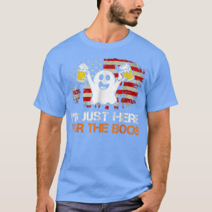 Camiseta Dia de as Bruxas engraçado de cerveja, estou aqui