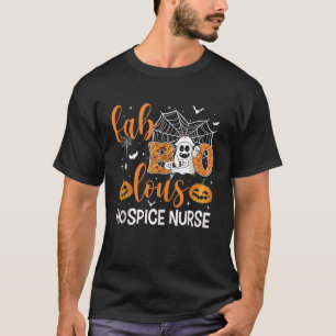 Camiseta Dia de as Bruxas engraçado de Enfermeira Boo Ghost