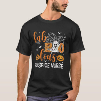 Camiseta Dia de as Bruxas engraçado de Enfermeira Boo Ghost