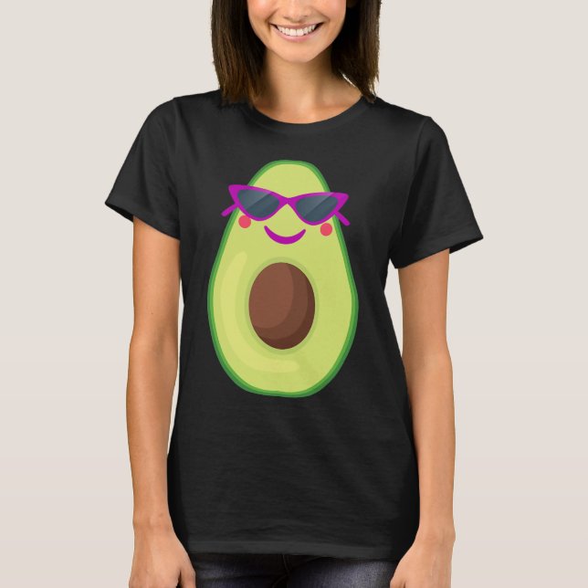 Camiseta Dia de as Bruxas engraçado De Figurino Avocado Par (Frente)