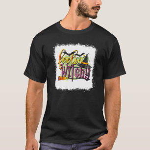 Camiseta Dia de as Bruxas engraçado de Hat da Bruxa de Feel