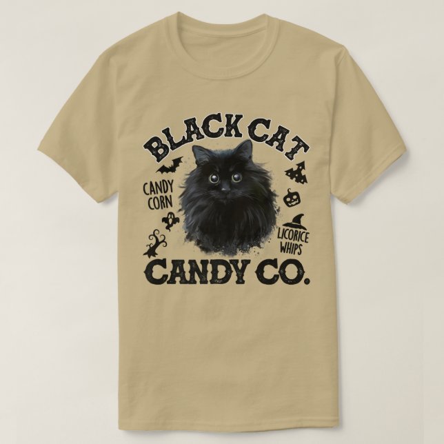 Camiseta Dia de as Bruxas engraçado de Kandy Candy Candy Ca (Frente do Design)