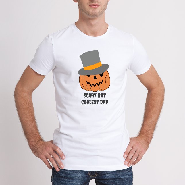 Camiseta Dia de as Bruxas engraçado de Pai assustador mas m (Scary but Coolest Dad Funny Halloween T-Shirt)
