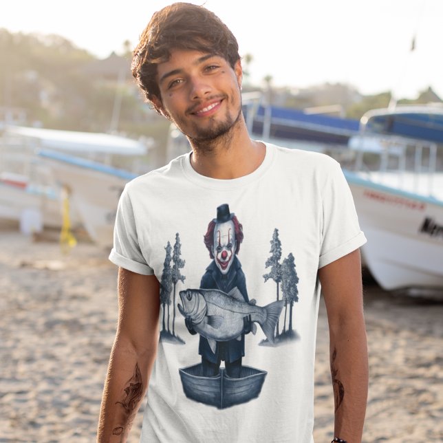 Camiseta Dia de as Bruxas engraçado de Pesca do Pescador (Criador carregado)